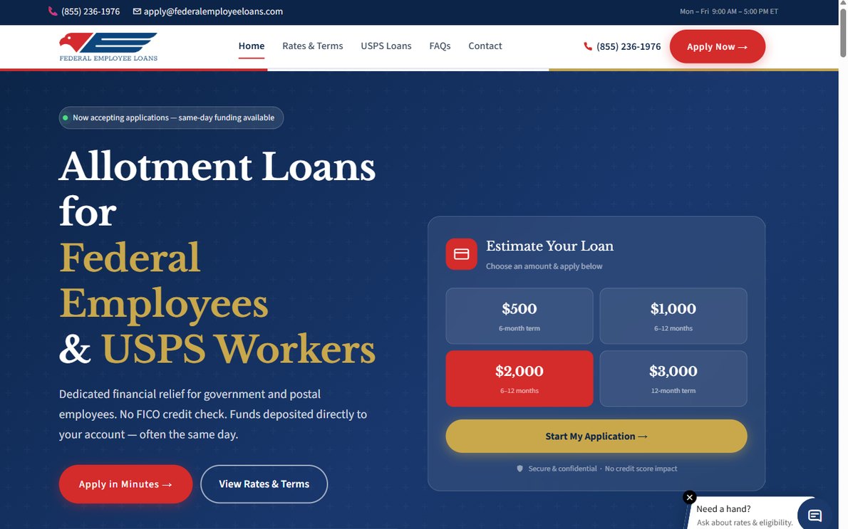 Federal Employee Loans – federalemployeeloans.com