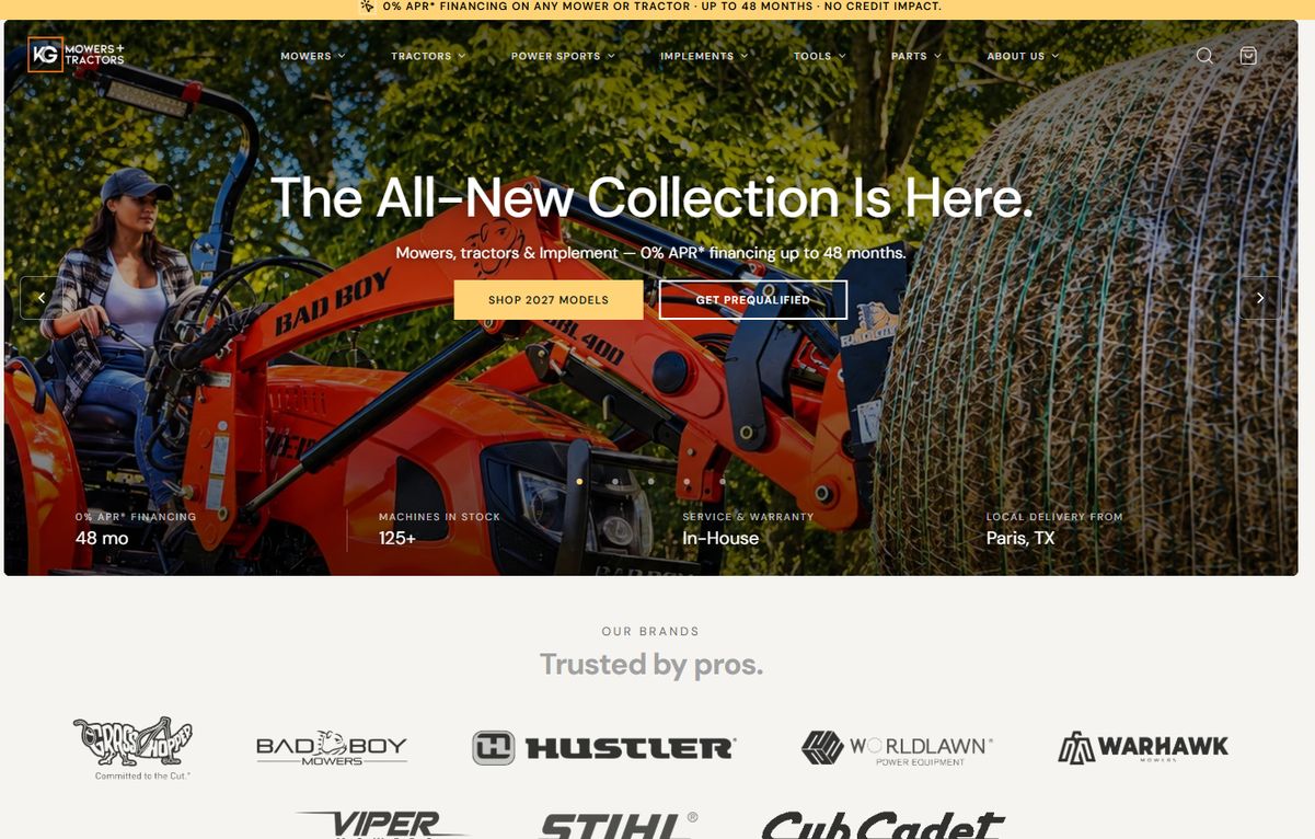 K and G Mowers – kgmowers.com