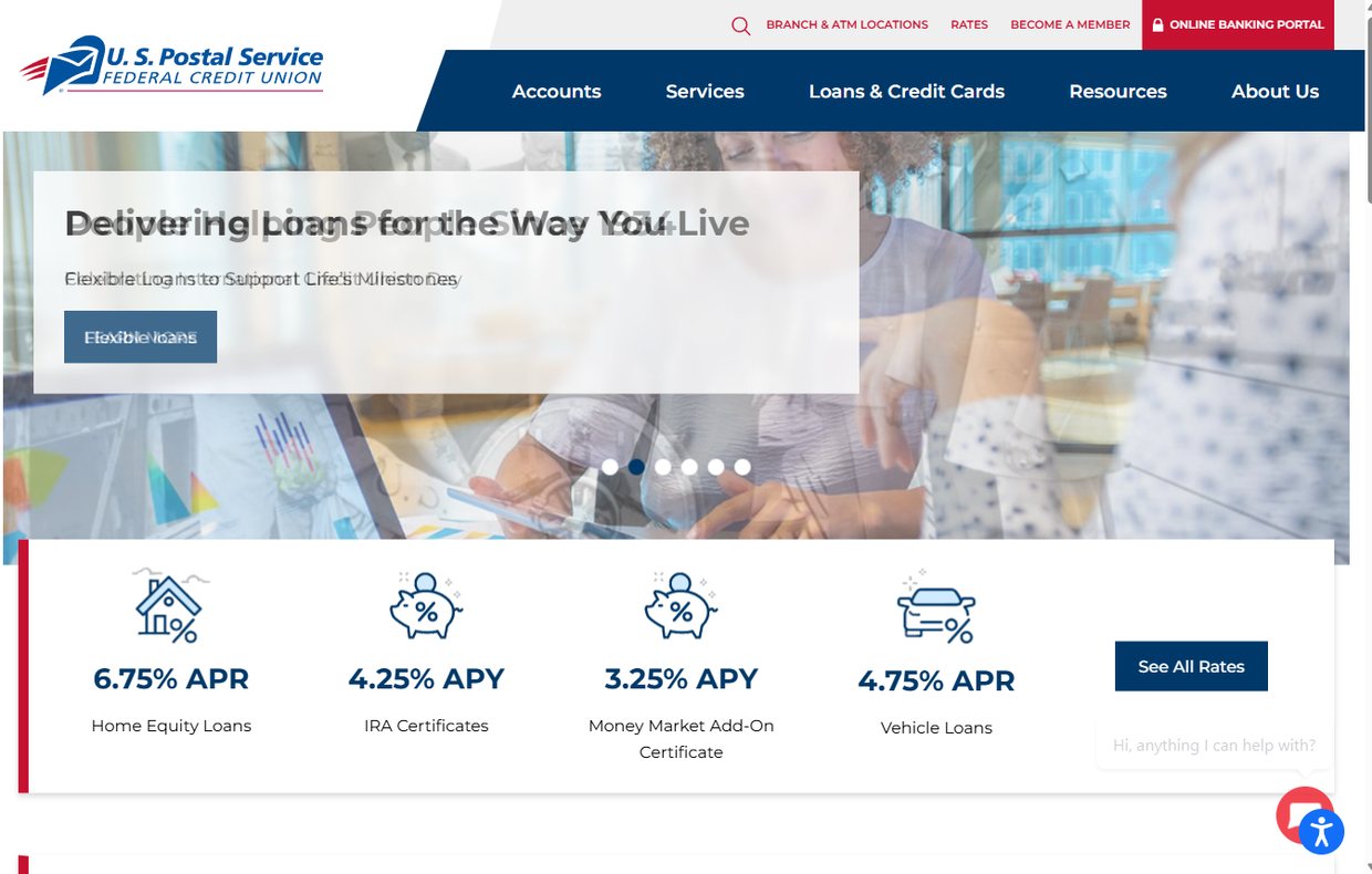 USPS Federal Credit Union – uspsfcu.org